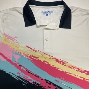 NWOT Chubbies The Tennis Champ Golf Performance Polo Men’s XL Short Sleeve